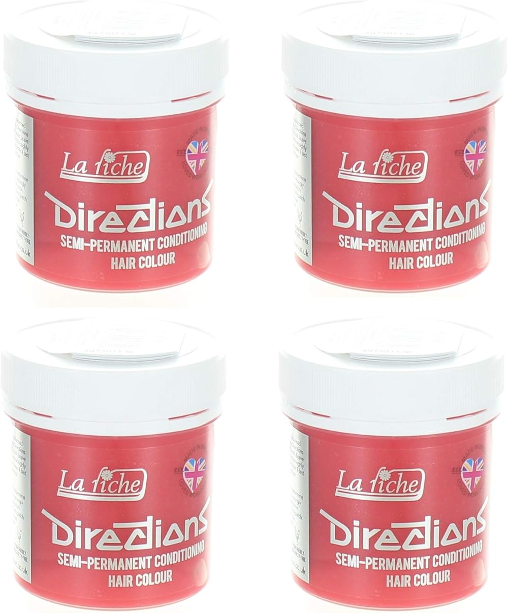 La Riche Directions Peach Semi-Permanent Hair Colour 4 x 88ml