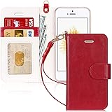FYY Designed for iPhone SE Case 2016 (1st Generation) / iPhone 5 Case/iPhone 5s Case, Luxury PU Leather Wallet Phone with Car