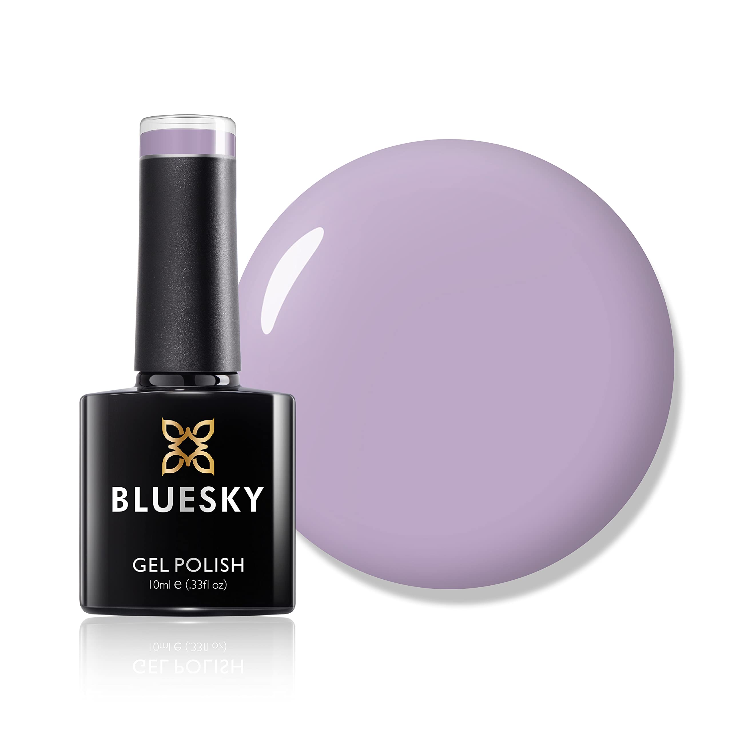 Bluesky Gel Nail Polish, Nude Stone A090, Light, Pink, Pretty, Long Lasting, Chip Resistant, 10 ml (Requires Drying Under UV LED Lamp)