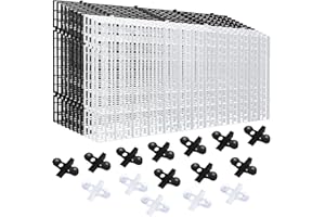HAIABEI 12 Pcs Aquarium Fish Tank Divider Plastic Egg Crate Aquarium Filter Bottom Tray Grid Isolation Board Partition Net Pane Separator for Mixed Breeding Light Diffuser,15 Pcs Sucker Clips Suction Cups