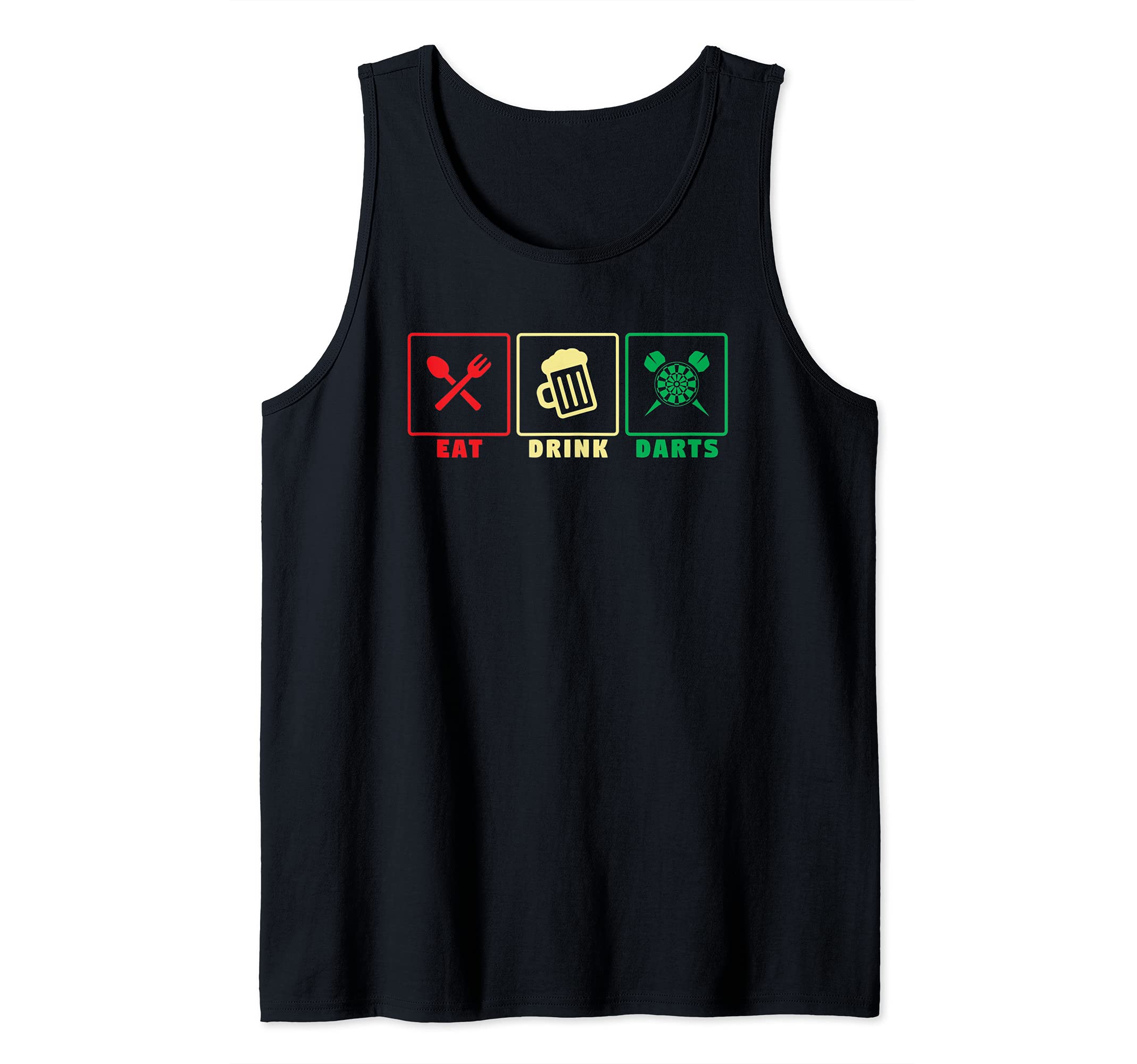 Eat drink darts - darts player Tank Top
