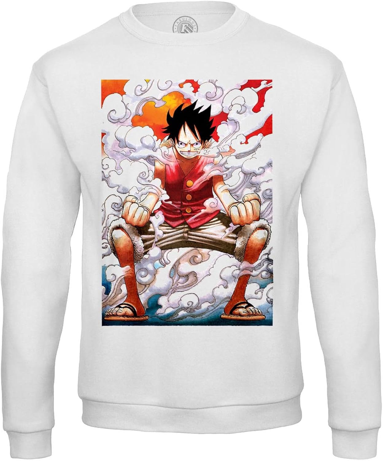 Sweat-Shirt Homme One Piece Luffy Manga Anime Japon: Fabulous WOLRD