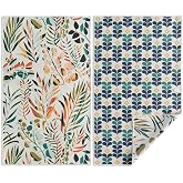 WerkShoppe Colorful Leaves Decorative Kitchen Towel - Waffle Weave Microfiber