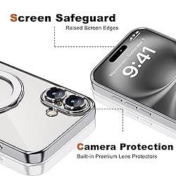 ETPESOK Compatible with iPhone 16 Plus Case with