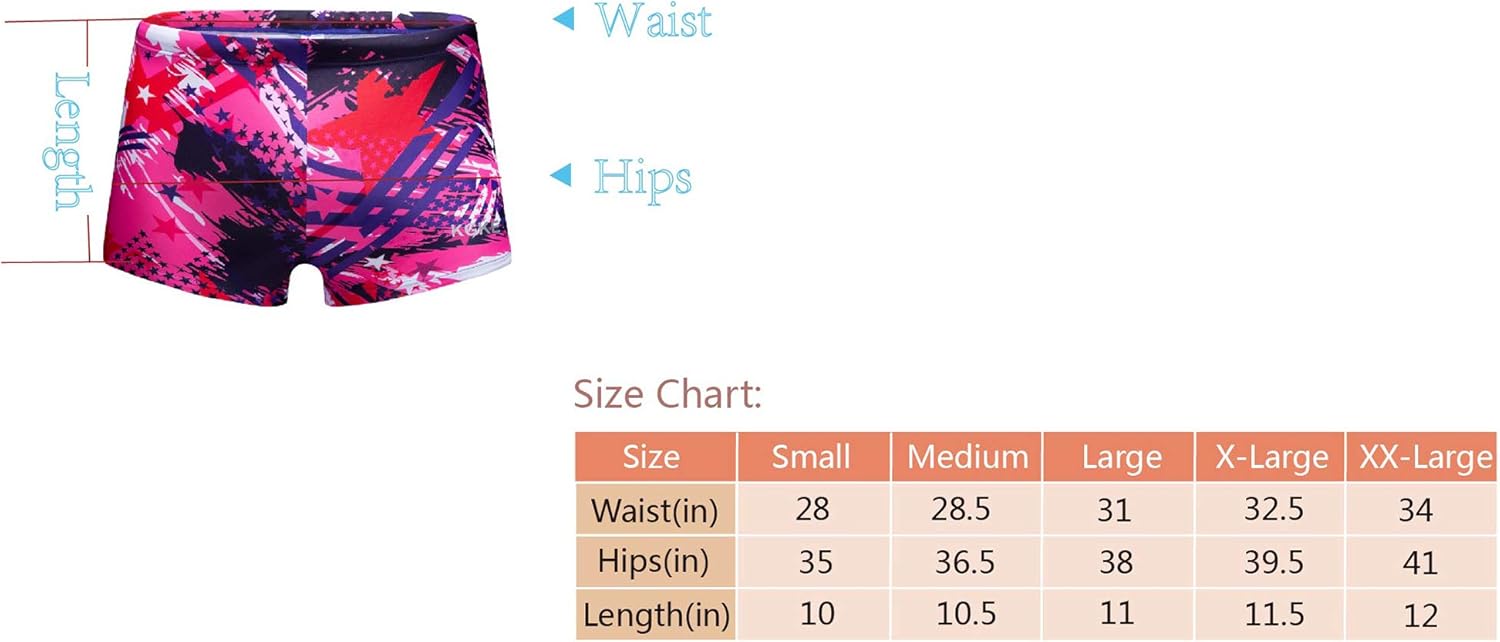 KGKE Men's Square Leg Short Swim Suit Swimsuit for PBT Fabric Shape Retention Quick Drying: Clothing