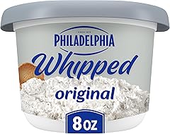 Philadelphia Whipped Cream Cheese Spread, 1 Tub, for Smooth, Spreadable Mornings, Original, No Artificial Preservatives, Flav