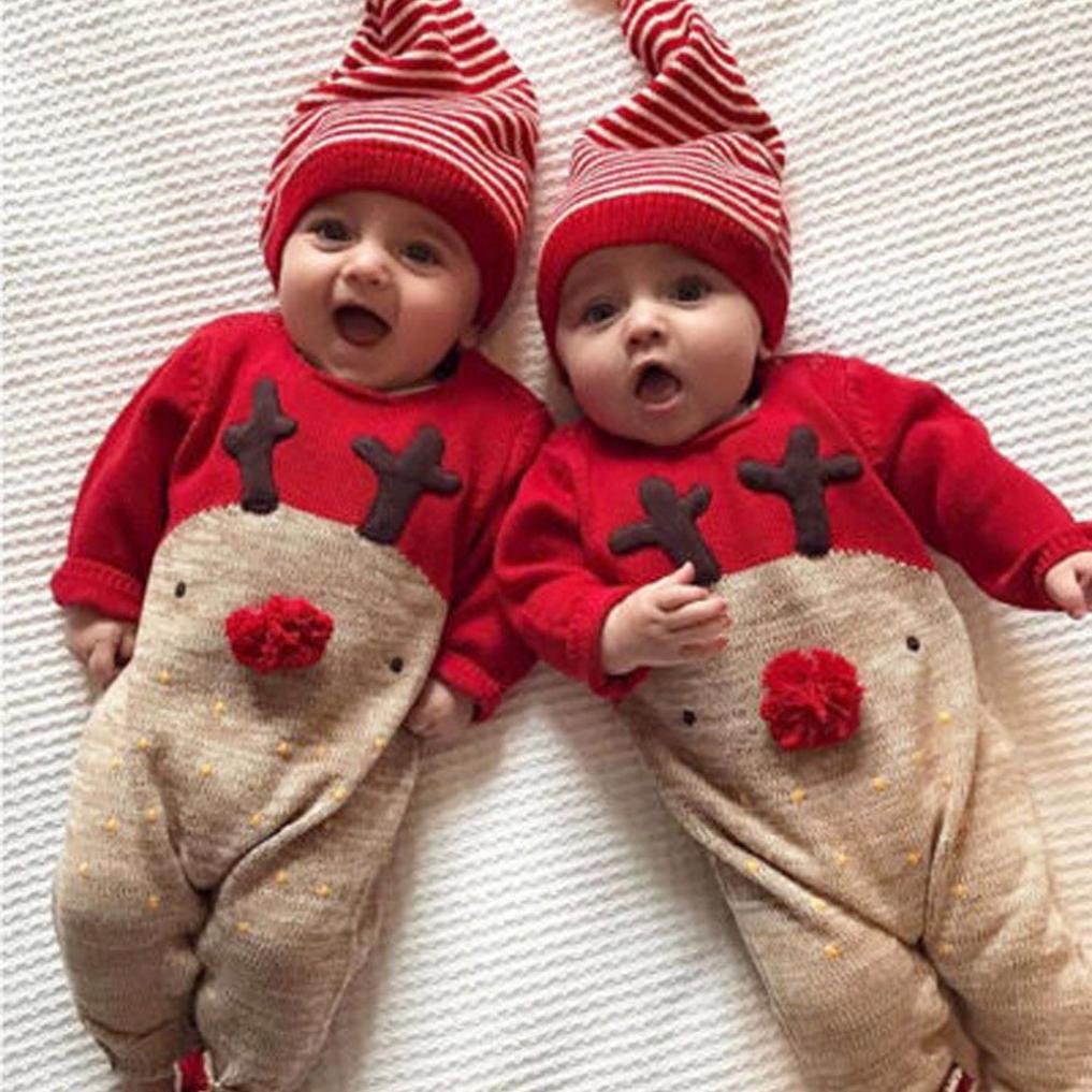 baby christmas reindeer outfit