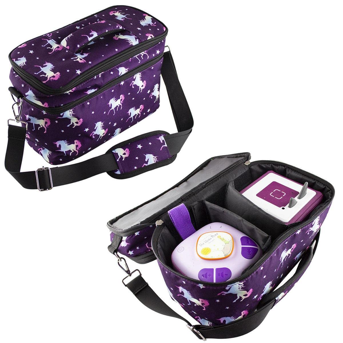 caseroxx Transport Bag Suitable for 2 x Tonie or Tiger Boxes – Premium Size, for Hanging and Transporting with Unique Design, Suitable for Children