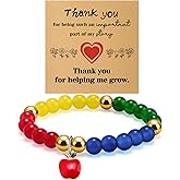 Thank You Bracelet for Women Teacher Appreciation Gifts Employee Appreciation Gift for Coworkers Teachers Friends Mom Her Boss Nurse Birthday Bracelet for Women Friendship Inspirational Bracelets