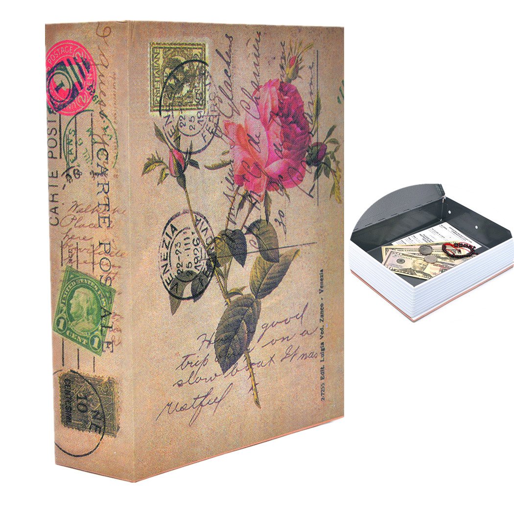 Safe book for safe diversion hidden secret book with combination lock for safe money. Storage size: L: 26.5 x 19.7 x 6.5 cm – 10.5 x 7.8 x 2.6 inches