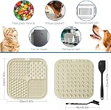 Azyh Licking Mat for Dogs Cats with Suction Cups Slow Feeder 2 Pack view 3