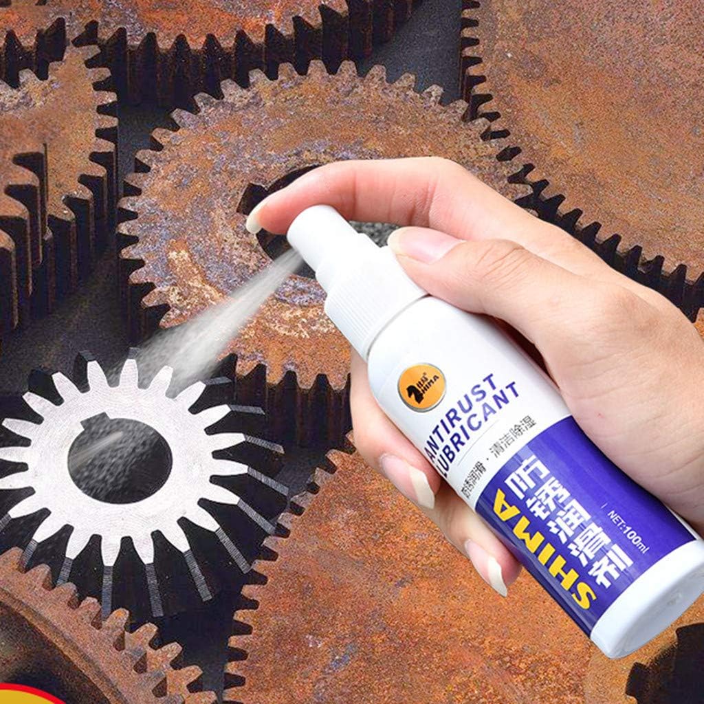 ToDIDAF Car Rust Remover, Anti-rust lubricant Metal Surface Chrome Paint Car Maintenance Iron Powder Cleaning Rust Remover, for Automotive Chrome Parts, Stainless Steel Products, 100ml
