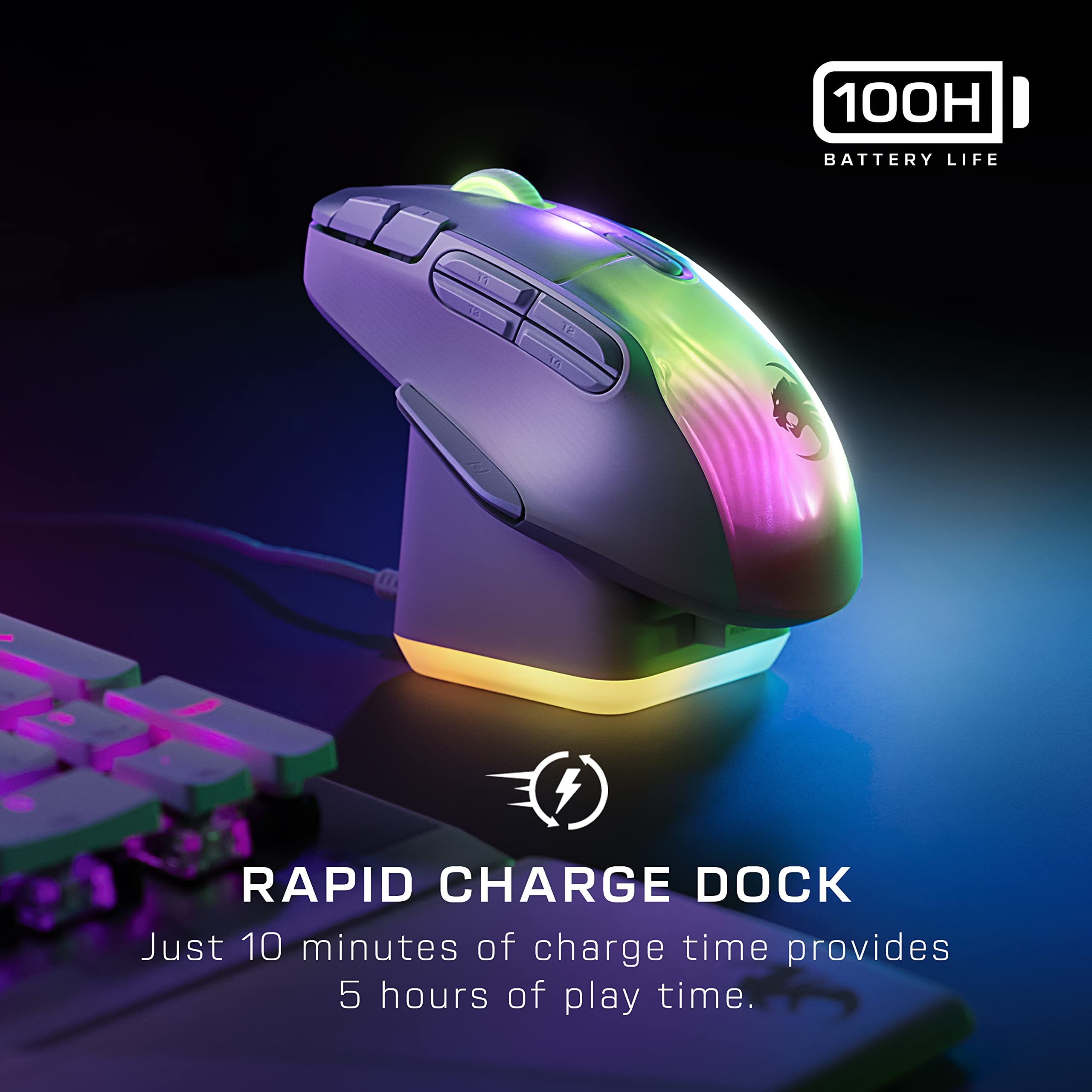 Computer Xp Mouse Mua ROCCAT Kone XP Air – Wireless Customizable Ergonomic RGB Gaming ...
