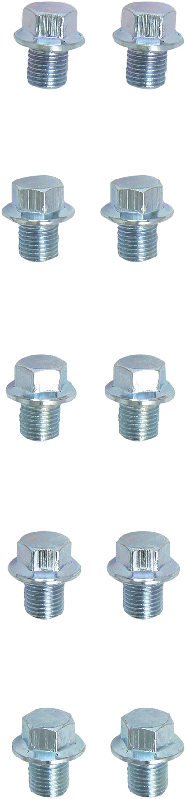KS Tools Oil Drain Plug, AUSSEN6KANT 14 mm, M12x1,25x13 mm, 430.1012 (Pack of 10