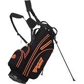 PGM Lightweight Golf Stand Bag for Men and Women with Cooler 3 Color | Durable Golf Walking Bag Holds Up to 14 Clubs with Adjustable Straps and Waterproof Pockets for Course and Driving Range Use