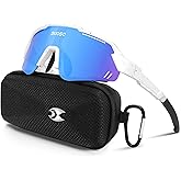 suoso Kids Sports Polarized Sunglasses: Youth Baseball Sun Glasses Cycling Glasses for Boys Girls Age 6-12 Lightweight TR90