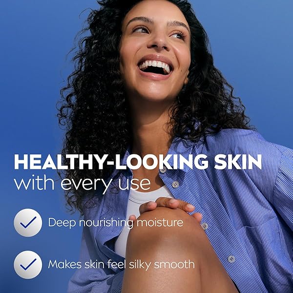 NIVEA SHEA NOURISH BODY LOTION FOR DRY SKIN WITH HYALURONIC ACID, SHEA BUTTER AND DEEP NOURISHING SERUM, 48-HOUR BODY MOISTURIZER, 33.8 FL OZ PUMP BOTTLE