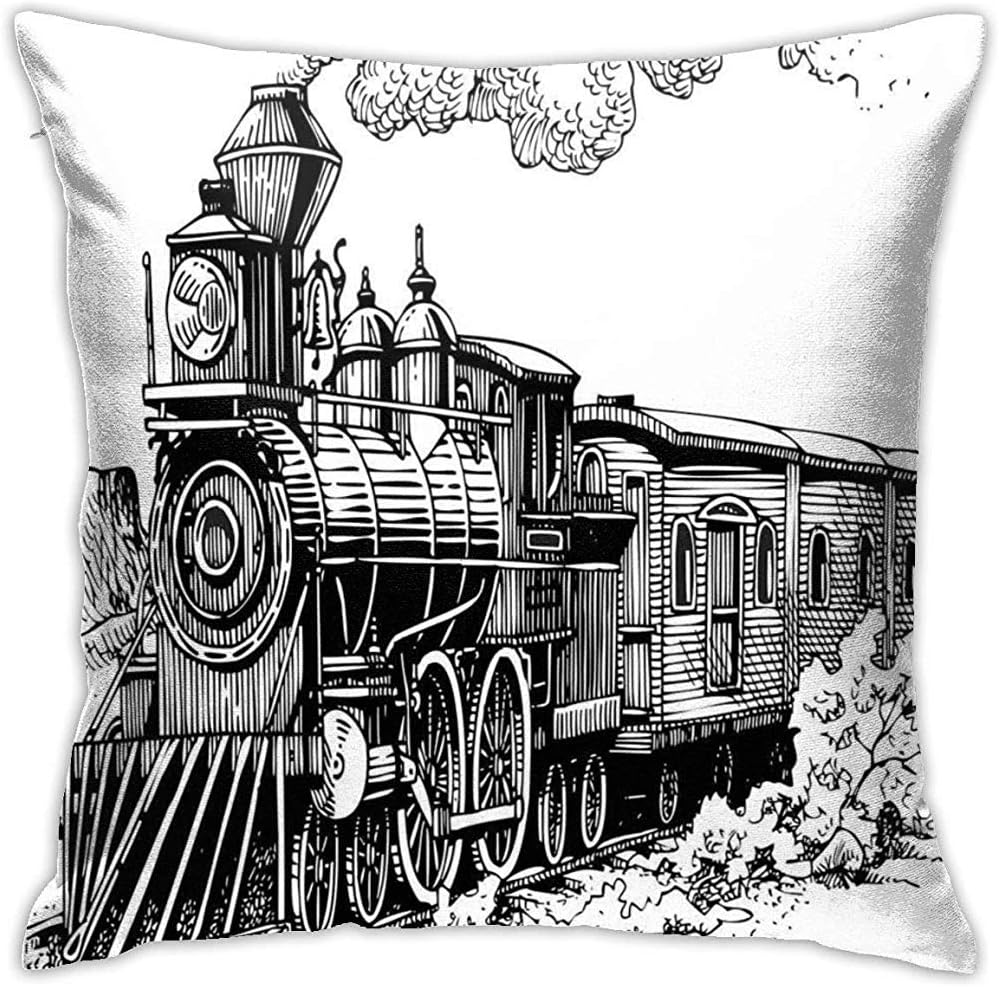 Mackinto Steam Engine Rústico Tren Antiguo en el país Locomotora