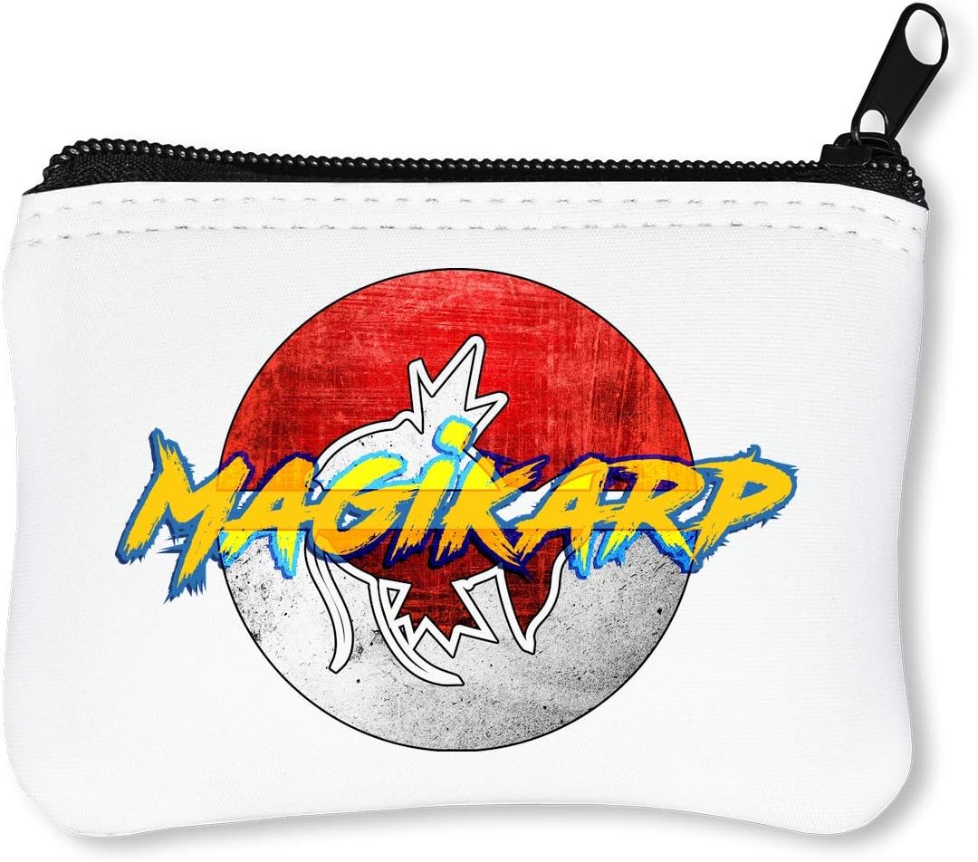 Magikarp | Inspired by Pokemon Go | Catch Them | Fun | Adventure | Japanese | | Game | Simple | Shape Zipper Wallet Coin Purse