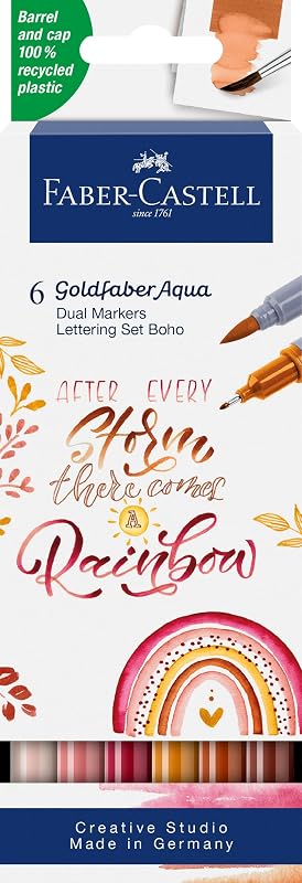 - Rotuladores Goldfaber Aqua Dual Boho, 6 colores — foto 1 de 4