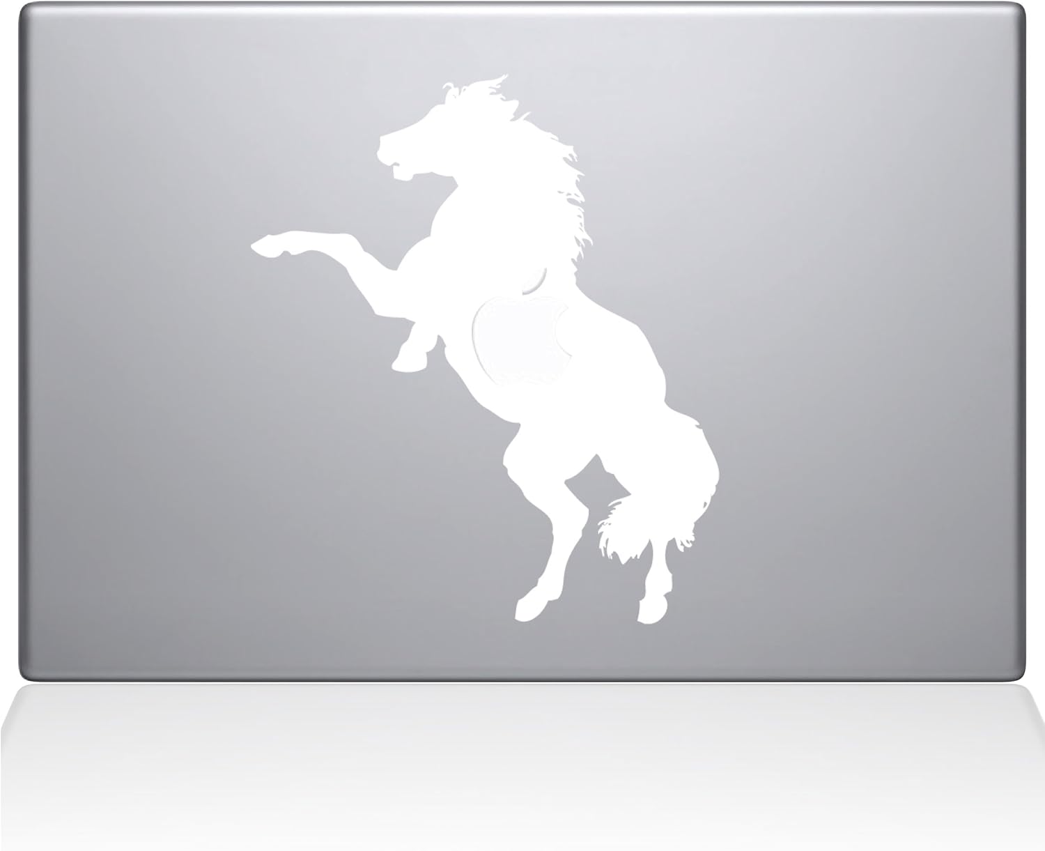 The Decal Guru 0158-MAC-15X-W Bucking Horse Vinyl Sticker, 15