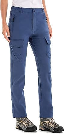womens fleece lined cargo pants