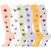 Dorobios Compression Socks for Women Men 15-20 mmHg Knee High Support for Nurses, Travel, Pregnancy, Athletic