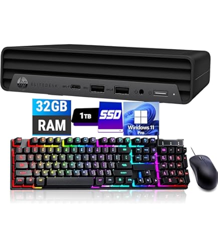 HP ProDesk 600 G5 Mini Desktop PC, Core i5-9500T 3.70GHz