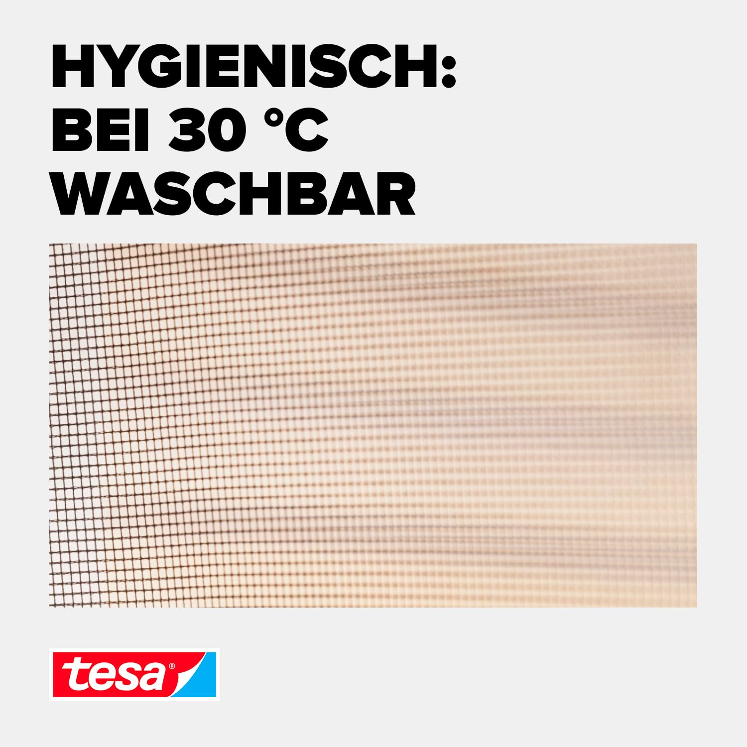 tesa Insect Stop Standard Fliegengitter für Fenster - Insektenschutz zuschneidbar - Mückenschutz ohne Bohren - 1 x Fliegen Netz - 130 cm x 150 cm - Anthrazit 6