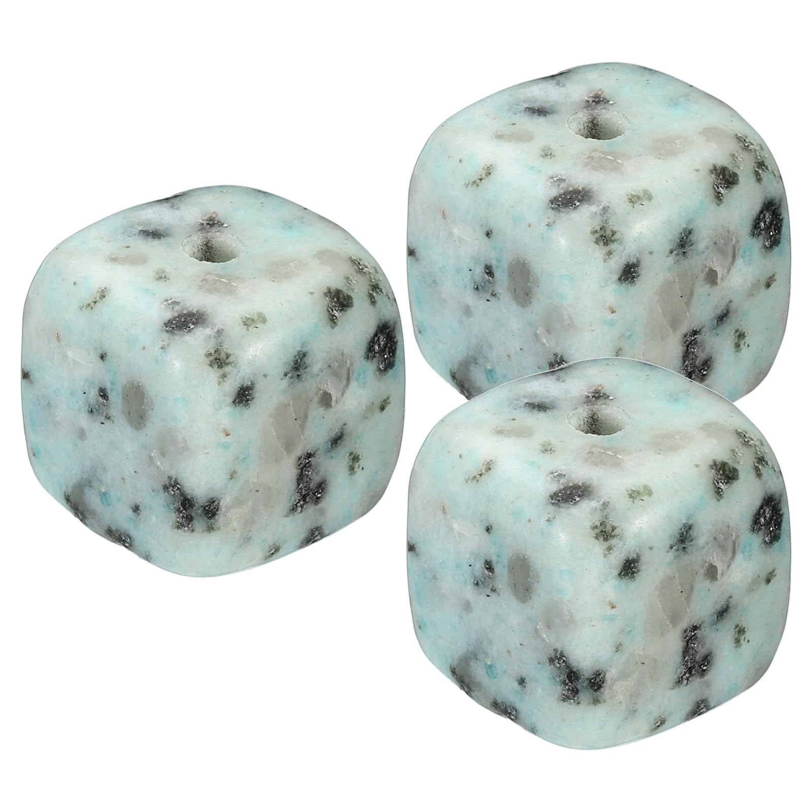 PATIKIL Incense Holder, 3 Pack Incense Burner Stick Holder Crystal Stone Incense Stand Base for Yoga Spa Room Home Office, Blue