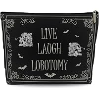 LEVLO Spider Movie Kosmetiktasche – Make-up-Tasche Mit Spiderman-Zitat, 23x17 Cm, Baumwoll-Leinen, Für Frauen & Mädchen