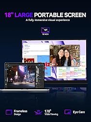 UPERFECT QLED Portable Monitor 2K 144HZ