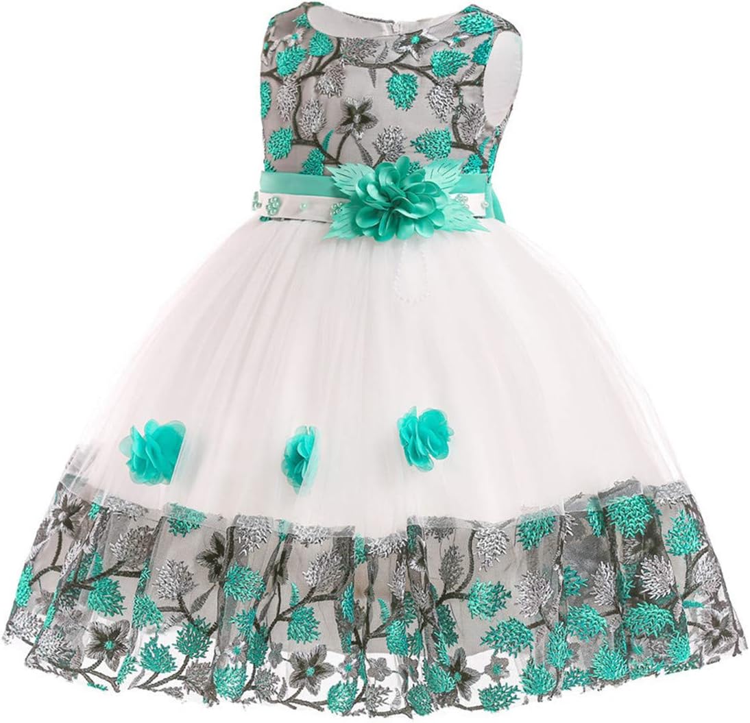 NSSMWTTC12M-8T Toddler Pageant Flower Girl Lace Dress Little Girls Party Wedding Formal Dresses