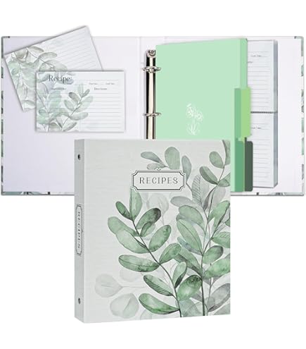 recipe card holder for 3-ring binder Amazon.com: Recipe Card Protector Pages, 15 4