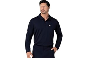 Carhartt Men's Heavyweight Long Sleeve Polo Scrub Top