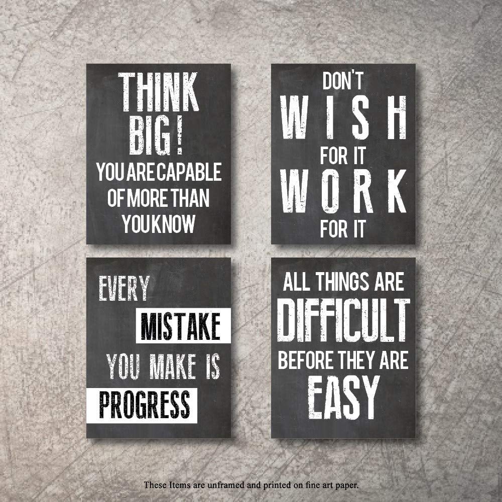 Buy Inspirational Wall Art Prints Quote Positive Affirmation