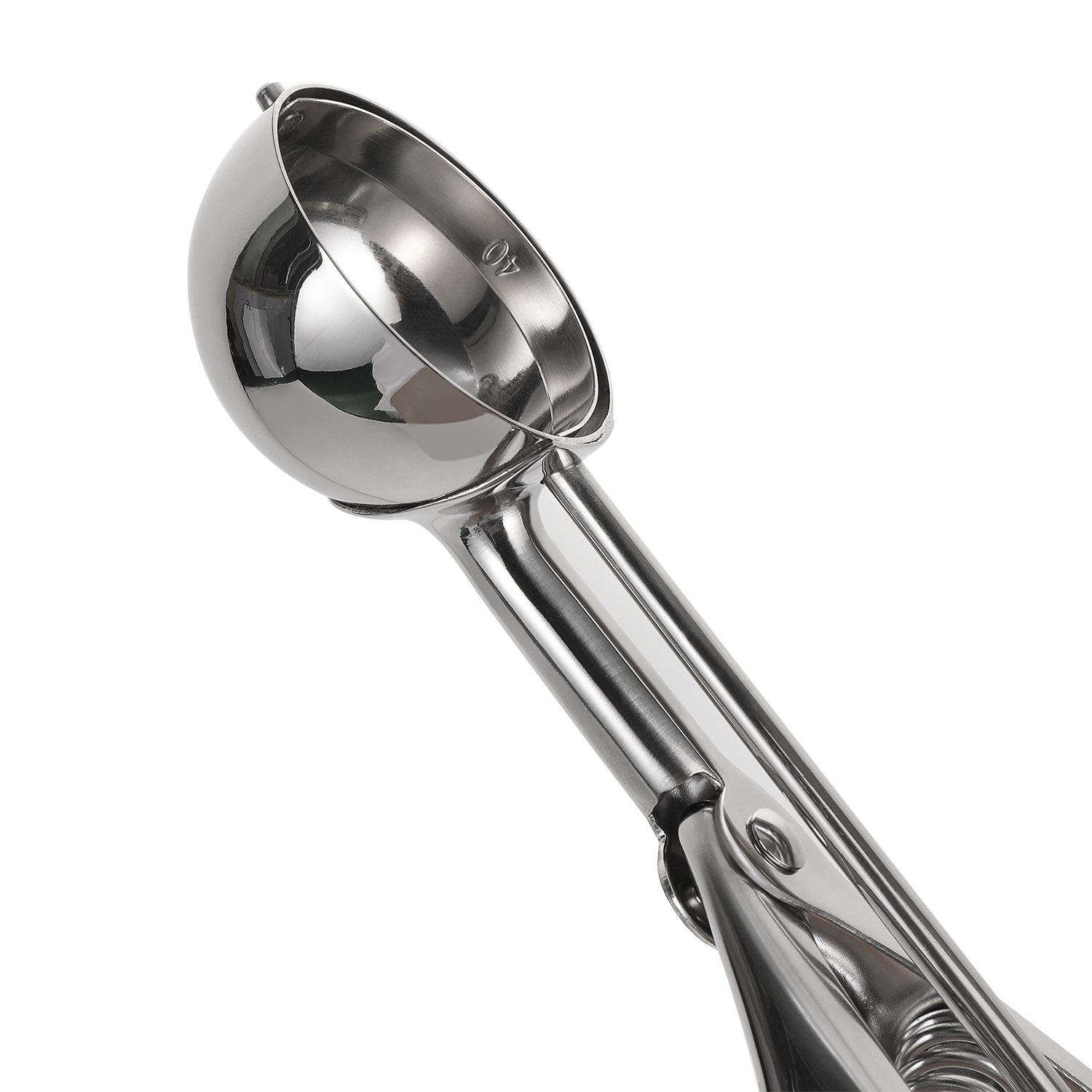 Hiware 18/8 Stainless Steel Cookie Scoop for Baking Medium Size