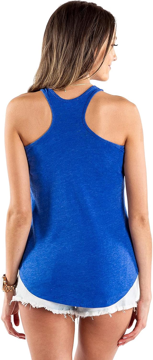 Tipsy Elves Women's Fun and Bright Patriotic Summer Tank Tops: Clothing