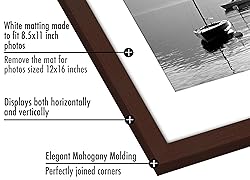 Americanflat 12x16 Picture Frame Set of 5 in