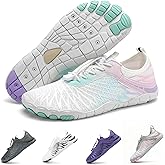 YVIPO Hiking Barefoot Shoes for Women Men Breathable & Non-Slip Athletic Barefoot Wide Toe Water Shoes Lightweight Perfect for Walking,Running,and Swimming