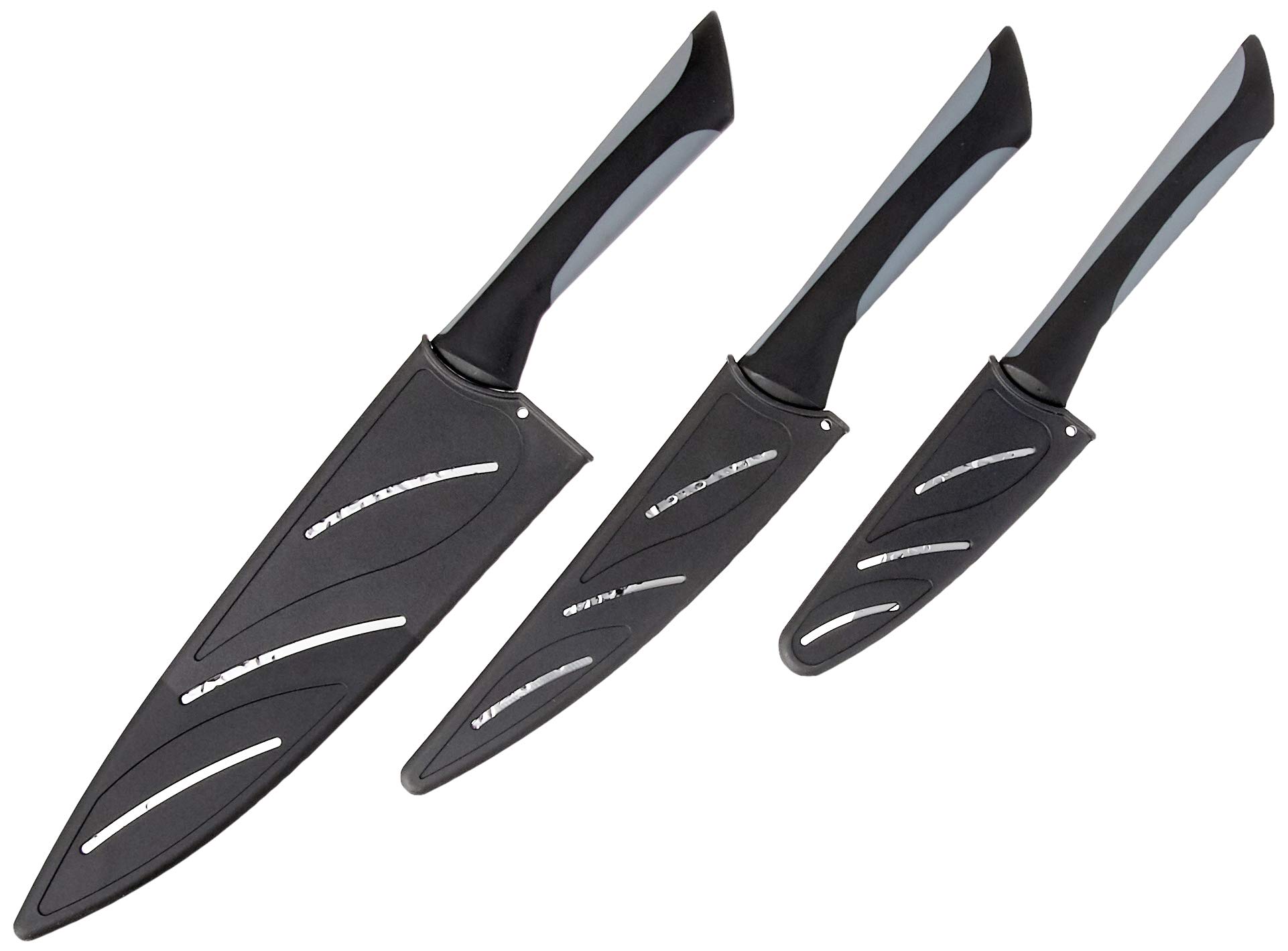 Kai 3 Piece Luna Essential Knife Set with Sheath, Silver eBay