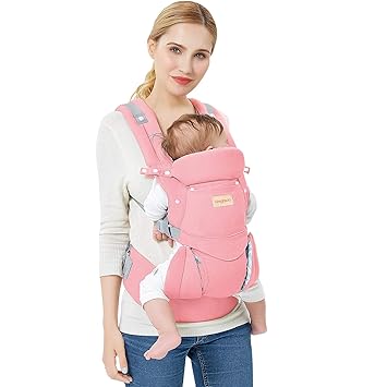 pink baby carrier