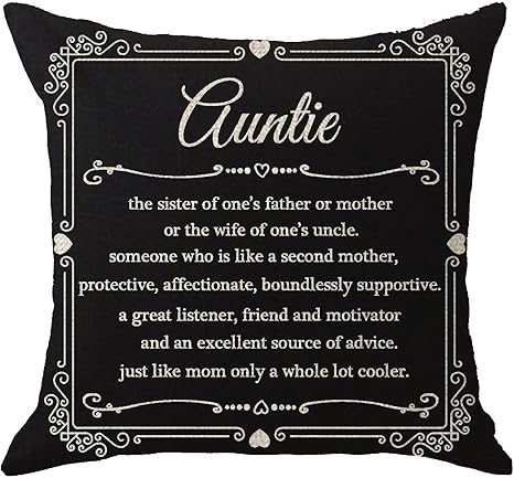 Amazon バレンタイン母の日おばさん誕生日ギフトおかしいことわざ黒黄麻布投げ枕カバークッションカバー屋外ベンチ装飾広場 45x45 Cm 枕カバー ピローケース オンライン通販