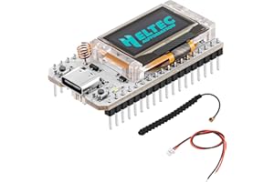 MakerFocus ESP32 LoRa V3 Development Board with 915 MHz Antenna Integrated WiFi Bluetooth SX1262 CP2102 0.96-inch OLED Display Type C for Meshtastic IoT Arduino Intelligent Scenes