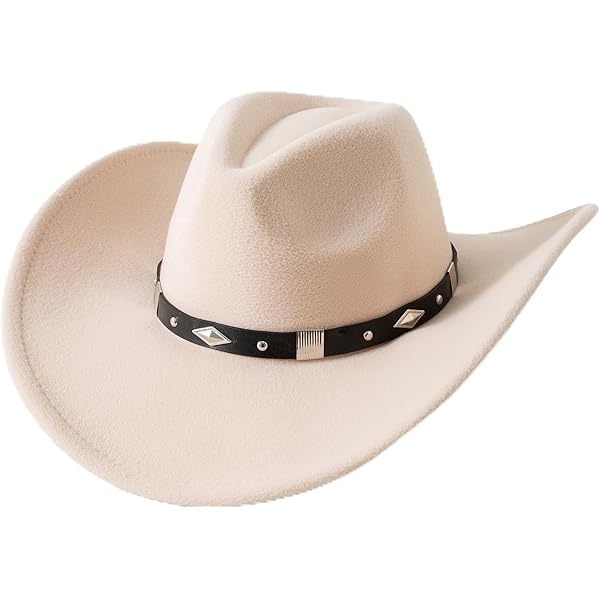 Punctualgood Western Cowboy Hat for Men Women, Vintage Wide  display picture 1