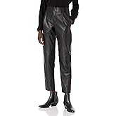 Vince Womens Leather Tapered PantCasual Pants