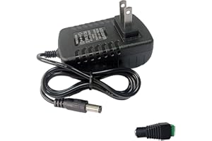 MTYTOT AC/DC 12V 2A Power Supply 24W ac Adapter 12v Power Supply 24w dc 12v Power Cord 100-240V AC to DC 12V 2Amp 1A Power Ad