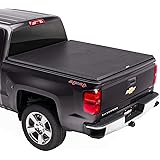Amazon Com Lund Genesis Tri Fold Soft Folding Truck Bed Tonneau Cover 950193 Fits 2014 2018 19 Legacy Limited Gmc Chevy Sierra Silverado 6 7 Bed 78 8 Automotive