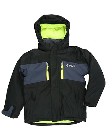 Ultrasport Zigzag Provo Skijacke Kinder - Winterjacke Mädchen - Snowboardjacke Jungen - Outdoorjacke Wasserdicht - Hardshellj