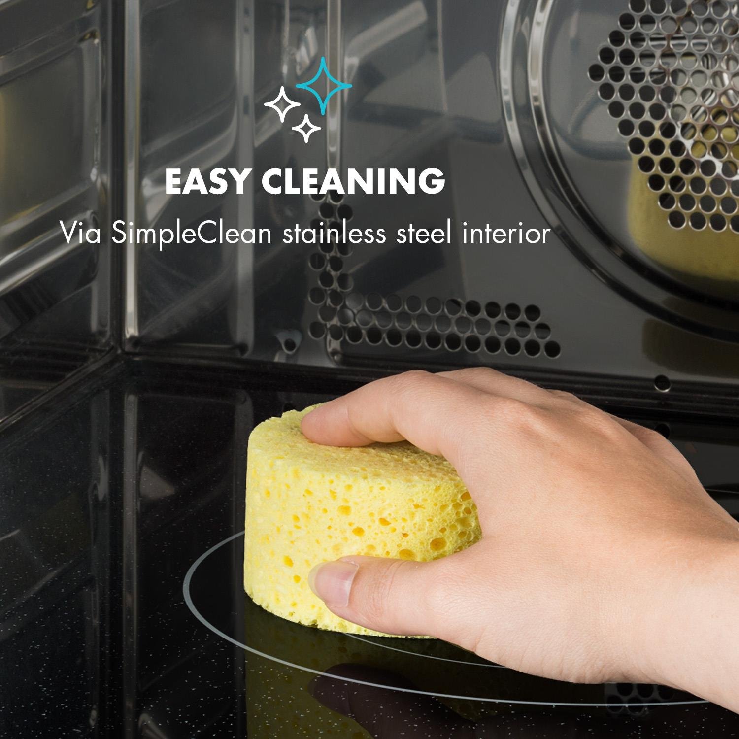 Klarstein Luminance Steam Microondas Horno a microondas empotrable ...